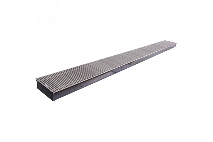Внутрипольный конвектор STOUT SCN 80.240.2800 решетка алюминиевая SCN-1100-0824280 RG008TBC4RAMA6