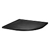 Поддон для душа BelBagno TRAY-MR-UNO-R-90-550-35-NERO-NO 90x90 черный, накладка черный