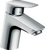 Смеситель для раковины Hansgrohe Logis 71077000, донный клапан