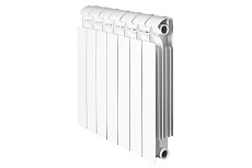 Биметаллический радиатор Global STYLE PLUS 350 14 секций боковое подключение RAN30G155H9S0H