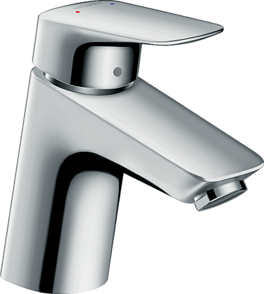 Смеситель для раковины Hansgrohe Logis 71077000, донный клапан