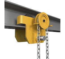 Тележка с цепью для талей TEHNOLIFT тип ATG, 1 т, 3 м 4687202157440