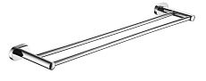 Полотенцедержатель Belz B90009 62 см двойной, хром