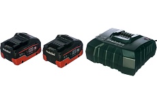 Набор Basic-Set (2 аккумулятора LiHD 8.0 Ач/18В+зарядное устройство ASC Ultra+Metaloc) Metabo  685131000