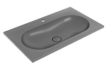 Раковина Vincea VCB-4H800G 80 см кварц, серый шелк