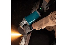 Угловая шлифовальная машина Makita 230 мм, 2700 Вт, 6600 об/мин, плавный пуск, антивиб. рук., антирестарт, расцепляющая муфта, тормоз двигателя, 6.5 кг GA9080X1