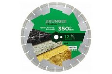 Диск алмазный сегментный по камню (350x25.4 мм) Kronger S200350