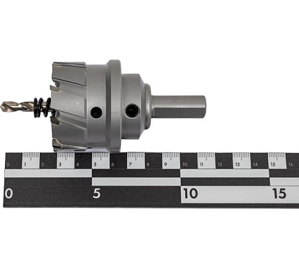 Коронка по металлу HM (50х28 мм; хвостовик 13 мм; комплект) D.BOR HS-HM-28-050-T