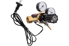 Регулятор для углекислоты и аргона У 30/АР 40 КРП 220V с расходомером и подогревателем Krass 2133507