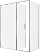 Душевой уголок Allen Brau Priority 160x90 3.31037.00 + 3.31043.00, прозрачный, хром