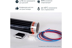 Комплект теплого пола с механическим терморегулятором Манотек 13,5 м² infra_pol_13.5