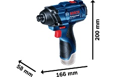 Гайковерт Bosch GDR 120-LI 1x12V 2.0 Ah + GAL 12V-20 06019F0007