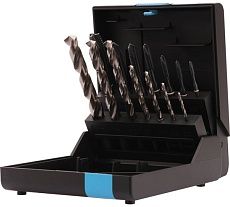 Набор метчиков машинных VOLKEL M3-M12 HSSE-VAP DIN371/376 (+ сверла) 14пр V47855