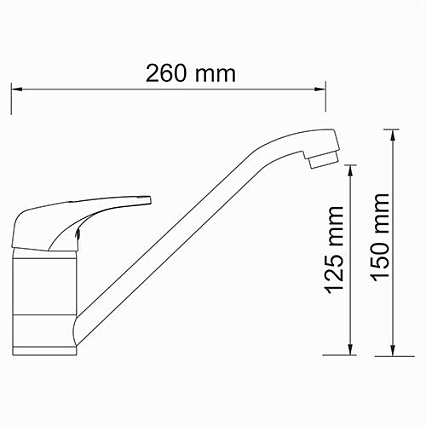 Смеситель для кухни WasserKRAFT Oder 6307