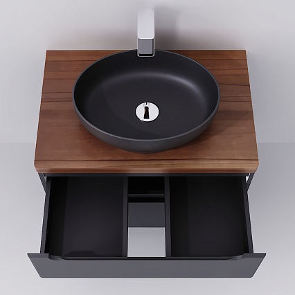 Столешница Jorno Wood 80 см темное дерево Wood.06.80/DW