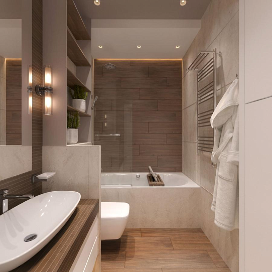 Дизайн проект ванной комнаты «Королевская роскошь»