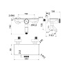 Смеситель для ванны Iddis Shelfy SHEBLBTi02WA черный матовый