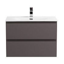 Мебель для ванной BelBagno Kraft 39-700 70 см эмаль, Темно-серый матовый