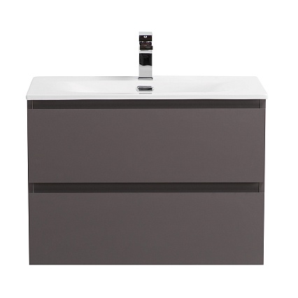 Мебель для ванной BelBagno Kraft 39-700 70 см эмаль, Темно-серый матовый