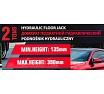 Подкатной гидравлический домкрат Forcekraft 2т, h min 135мм, h max 390мм fk-tr20003 56635