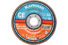 Круг лепестковый торцевой Ceramic от Мастерская Pit_Stop и Доктор дью 125 мм, P60, прямой ABRAFORM DD-FLAP-CR-60-1