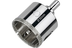 Коронка алмазная по керамограниту и керамике с центрирующим сверлом 50 мм Diamond Industrial DIDCSC050