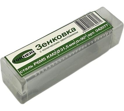 Зенковка к/х 31.5 мм, 90 градусов, Р6М5, КМ2 TORNERI 042077