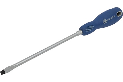 Шлицевая отвертка Мастак Slotted 8.0х200 мм 040-80201H