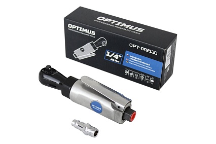 Пневматическая трещотка Optimus 1/4”, 45 нм OPT-PR2120