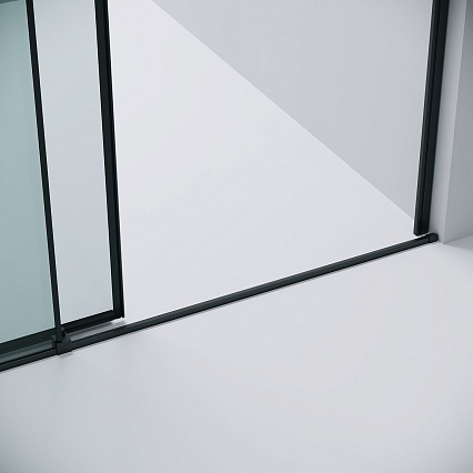 Душевая дверь Grossman Galaxy 100x195 прозрачное, черный матовый 100.K33.01.100.21.00