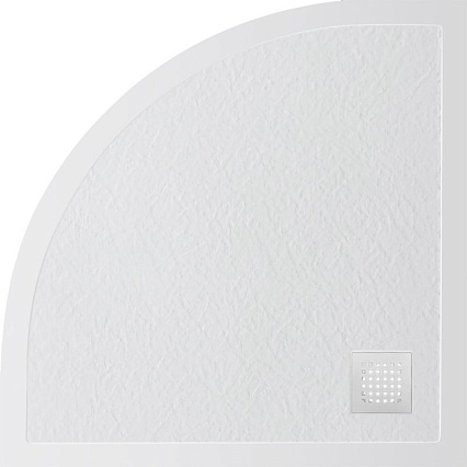 Поддон для душа BelBagno TRAY-MR-UNO-R-80-550-35-W-BO 80x80 белый, накладка белый