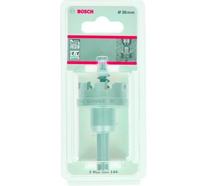 Коронка Precision for Sheet Metal с твердосплавными напайками 38 мм Bosch 2608594144