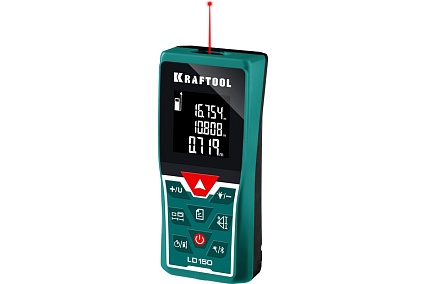 Лазерный дальномер Kraftool LD-150 дальность 5см - 150м, точность 1.5 мм 34767