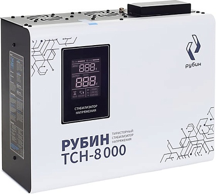 Стабилизатор напряжения однофазный Рубин ТСН 8 000 (8000ВА) РЭ-ТСН 8000
