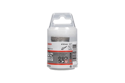 Алмазная коронка Dry Speed X-LOCK 32 мм Bosch 2608599034