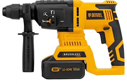 Аккумуляторный перфоратор Denzel blrh-ib-26, li-ion, 18 в 26701