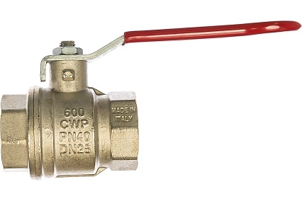 Шаровой кран RUB 1" DN25 PN40, ВР-ВР, серия MILANO (S.90), ручка S90F00
