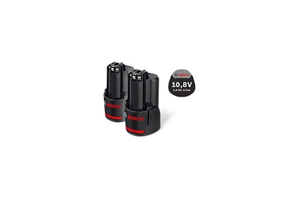 Комплект аккумуляторов (10.8 В; 1.5 Ач; Li-Ion; 2 шт.) Bosch 1600Z0003Z