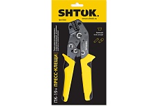 Пресс-клещи SHTOK ПК-19+, матрица, профиль трапеция, 0.25 - 6.0 мм 03202