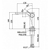 Смеситель для раковины Paffoni Rock RO071CR хром