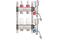 Коллекторная группа AV Engineering AVE136, 2 выхода AVE13600102