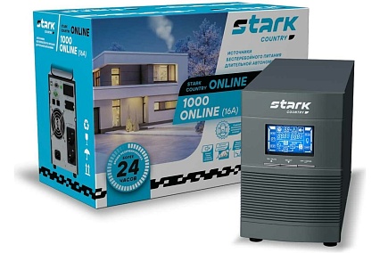 Источник бесперебойного питания Stark Country 1000 Online max 16А