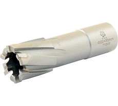 Сверло корончатое кольцевое по металлу 22x35 мм, Т15К6, хвостовик Weldon 19 мм TLX 39438