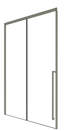 Душевая дверь Timo TDSS-140/13C-8R 140x200 прозрачное, никель