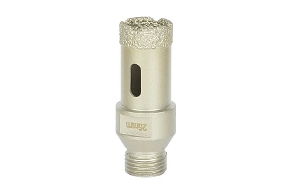 Коронка алмазная, вакуумное спекание (25х40 мм; 1/2"; М14) TECH-NICK TUK 136.600.7018