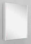 Зеркальный шкаф Velvex Klaufs 60 см белый глянец