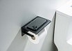 Держатель туалетной бумаги Aquatek Либра AQ4309MB черный матовый
