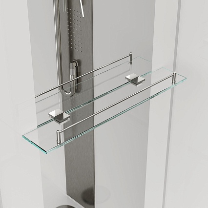 Душевая кабина Black&White Galaxy G8708N 110x80 брашированный никель