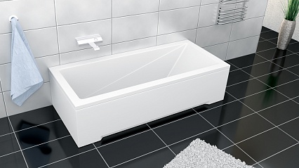 Акриловая ванна Besco Modern 140x70