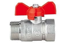 Шаровой кран DOUBLE-LIN Light неполнопроходной Вр-Нр бабочка - 1/2&quot; LL1164 (1/2&quot;)